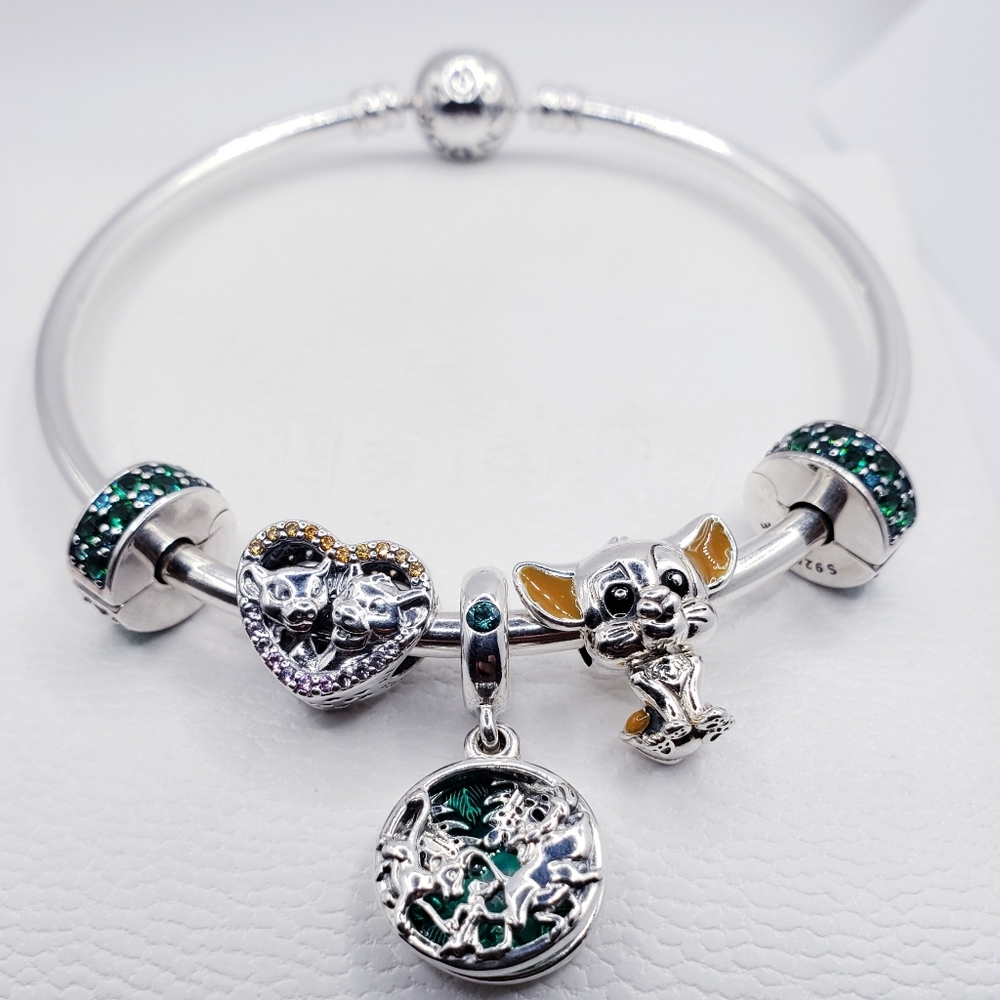 💫6pc Authentic Pandora DISNEY LION KING BRACELET GIFT🎁 SET